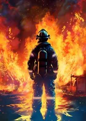 Firefighter Flames