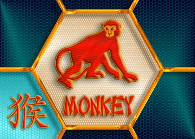 Chinese zodiac Monkay