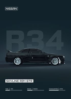 Skyline R34 GTR 1999