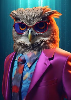 80s Style Owl