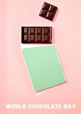 Retro Chocolate Poster