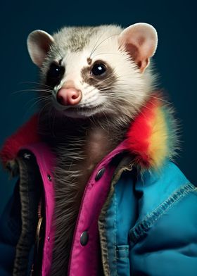 80s Style Ferret