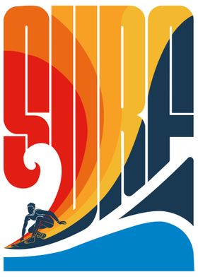 Surf For Summer Poster