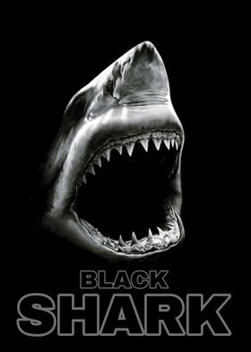 Funny Shaark Black Dark