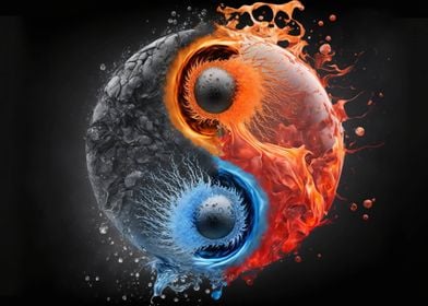 Yin Yang Fire and Ice