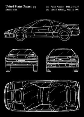 NSX Classic Car Patent