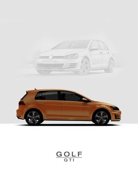Golf 7 GTI 5D 2016  Orange
