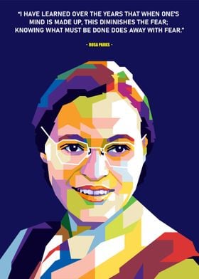 Rosa Parks Pop Art