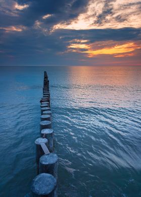 Sunset, Baltic Sea, Poland