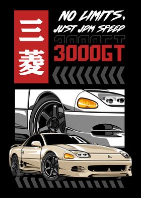 Iconic 3000 GT Car