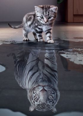 Cat Becomes Tiger 