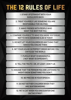 the 12 rules of lifepedro 