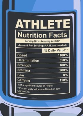 Athlete Nutrition Facts