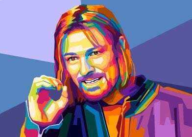 Sean Bean Pop Art