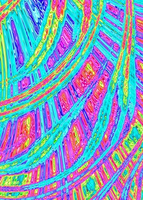 Trippy Rainbow Fractal Art