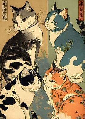 Cats Japanese Style