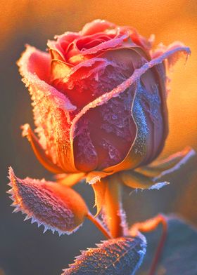 Rose Flower In the morning