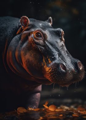 Graceful hippopotamus