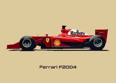 F1 Ferrari F2004