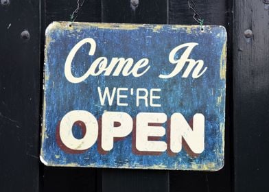 We are open