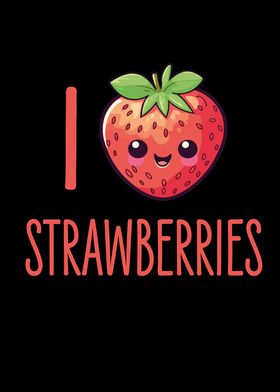 Strawberries Kawaii