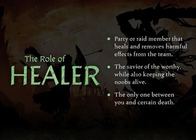 The Role Of Healer Gamer
