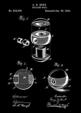 Billiards Ball Patent