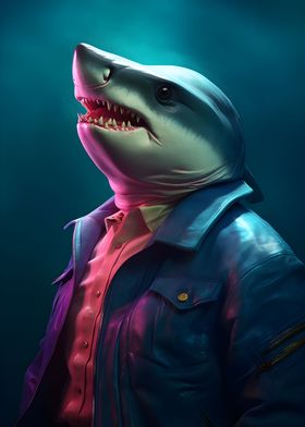 80s Style Shark