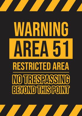 Warning area 51