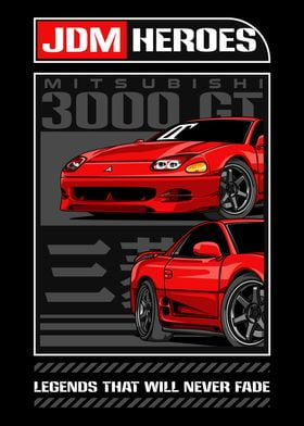 Legendary 3000 GT Car