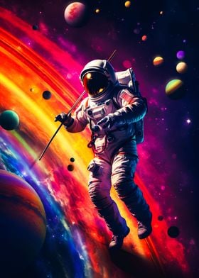 Nebula astronaut