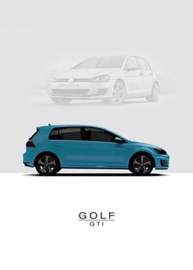 Golf 7 GTI 5D 2016  Blue