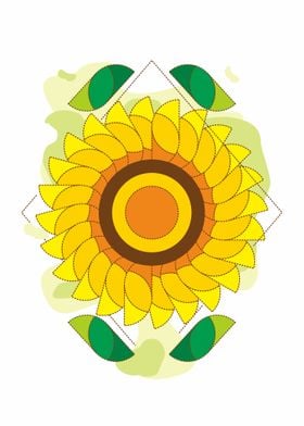 GEOMETRIC SUNFLOWER