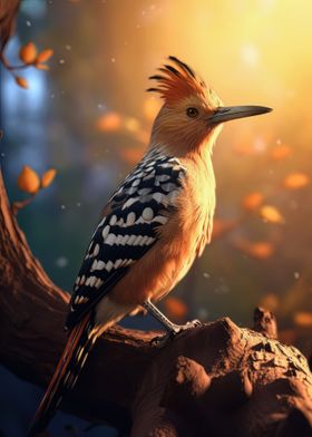 hoopoe a colorful bird