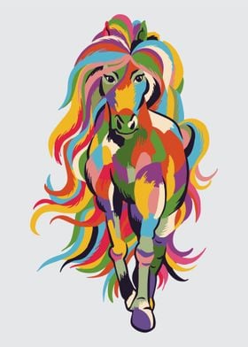 Colorful Horse 