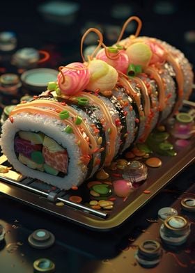 Japanese Sushi Cuisine