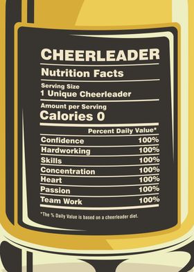 Cheerleader Nutrition Fact