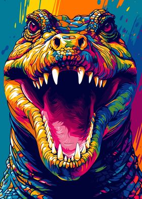 Animal Crocodile WPAP