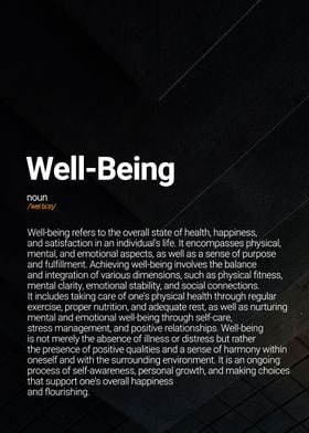 Well Being