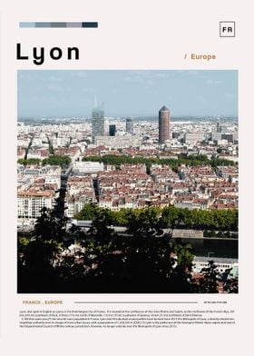 Lyon poster landscape