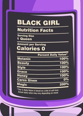 Black Girl Nutrition Facts