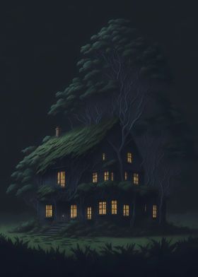 house in the dark forest