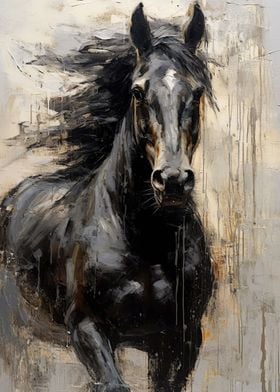 Black horse palette