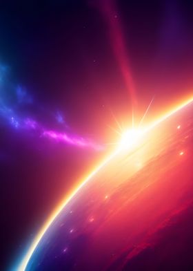 Sunrise in Space