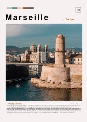 Marseille poster landscape