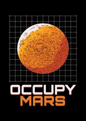 Occupy Mars Planet Weltall