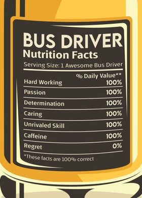 Bus Driver Nutrition Facts