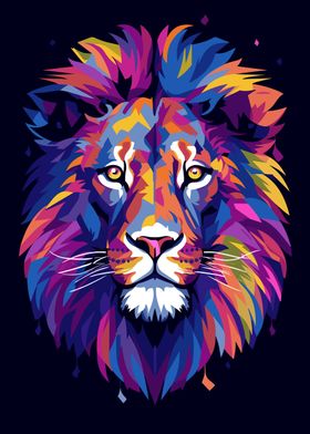 Lion King Animal Pop Art