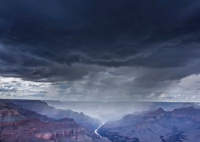 Storm over Grand Canyon