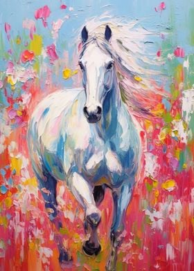 Palette Horse painting